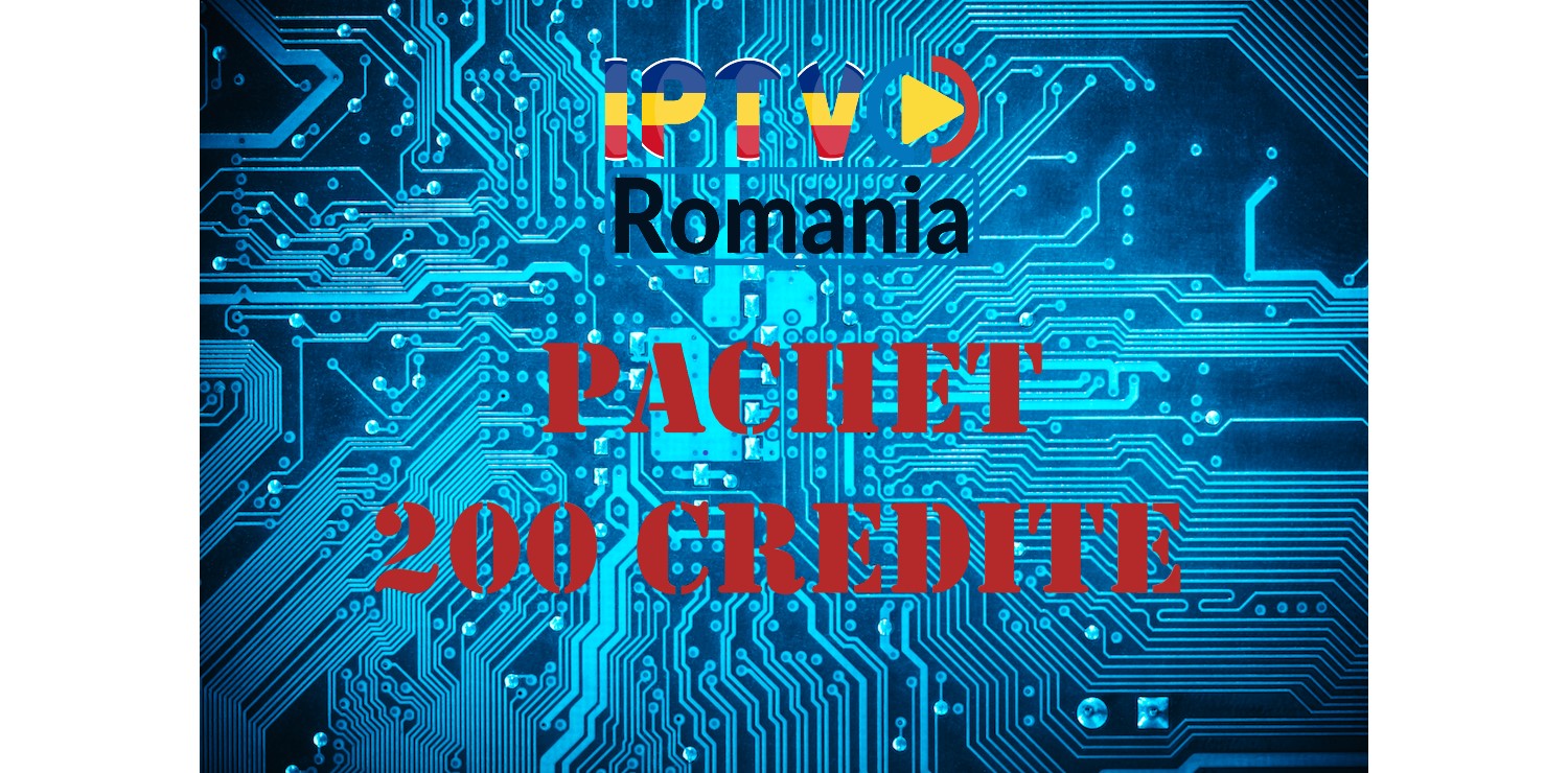 Pachet Reseller IPTV Romania GOLD - 200 Credite